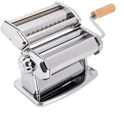 Imperia Nudelmaschine klassisch Stahl manuell silber 6 Stufen Pasta
