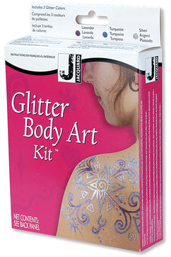 Jacquard-Jacquard-Glitzer-Body-Art-Set