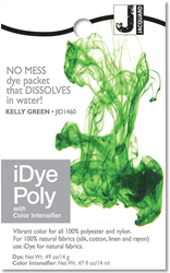 Jacquard Textilfarbe iDye Poly grasgrün 14g für Polyesterstoffe