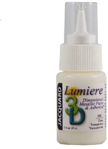Jacquard 3D-Farbe Transparent 29 ml - Kreative Metallfarbe & Kleber