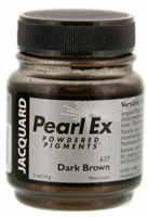 Jacquard Pearl Ex Pigment Dunkelbraun 14 g - kreatives Pulver Spielzeug