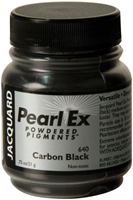Jacquard Pigment Pearl Ex 21 g Carbon Black - kreatives Pulver