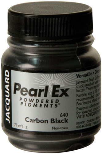 Jacquard Pigment Pearl Ex 21 g Carbon Black - kreatives Pulver