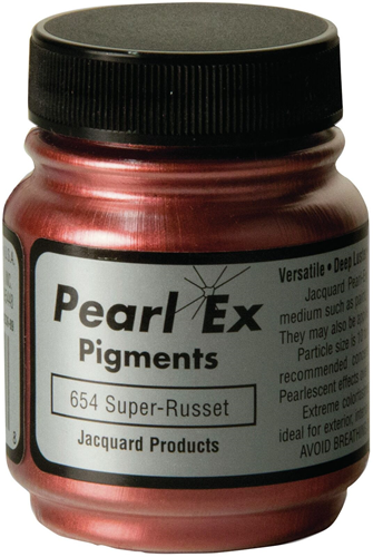 Jacquard Pearl Ex Pigment 21 gr klares rotbraun Bastelpulver