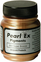 Jacquard Pearl Ex Pigment 21 g Super Bronze kreatives Pulver
