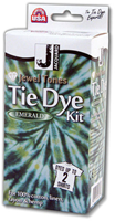 Jacquard-Jacquard-Tie-Dye-Smaragd-Set