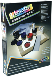 Jacquard Siebdruck Set - Versatex Siebset für Textilien und Papier