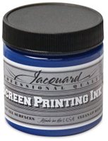 Jacquard Siebdruckfarbe 118 ml - Primärcyan Textilfarbe