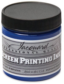 Jacquard Siebdruckfarbe 118 ml - Primärcyan Textilfarbe