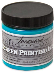 Jacquard Siebdruckfarbe Türkis 118 ml - professionelle Textilfarbe