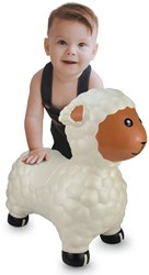 Jamara Jamara - Bouncing animal sheep white with pump
