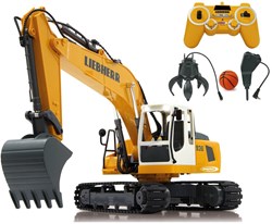 Jamara Bagger Liebherr R936 1:20 RC Baustellenfahrzeug mit Zubehör