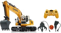 Jamara Bagger Liebherr R936 1:20 RC Baustellenfahrzeug mit Zubehör-2