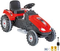 Jamara Elektro-Traktor Spielzeug Big Wheel 12V rot für Kinder-2