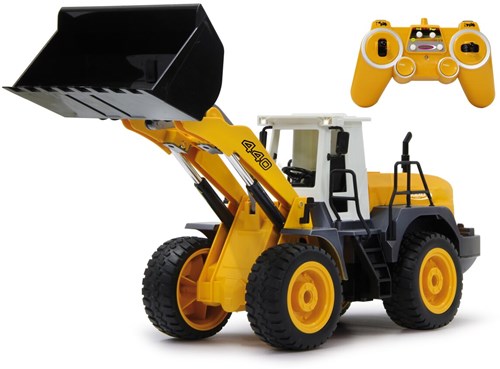 Jamara RC Radlader 440 1:20 2,4 GHz gelbes Spielzeugfahrzeug
