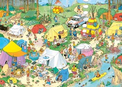 Jan van Haasteren Camping im Wald 1000 Teile