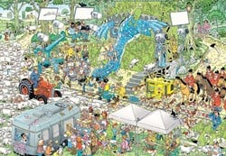 Jumbo 20047 Das Film Set-2000 Teile Puzzlespiel, Mehrfarbig