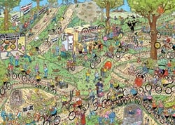 Jan van Haasteren Cross-Radrennen 1000 Teile