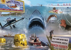 Ravensburger Puzzle Jaws - 1000 Teile Film Motiv