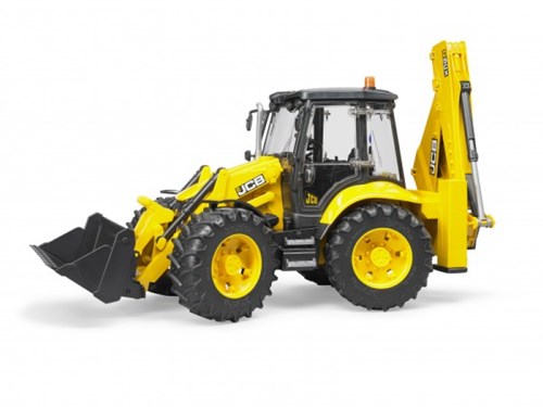 Bruder Bagger JCB 5CX eco - Baufahrzeug Spielzeug gelb-2