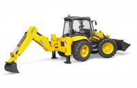 Bruder Bagger JCB 5CX eco - Baufahrzeug Spielzeug gelb-3