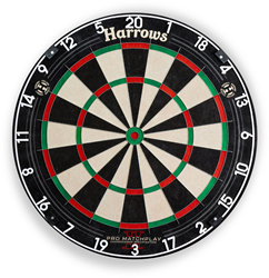 Harrows Profi-Dartboard Pro Matchplay 2 - Sisal - ultradünner Draht