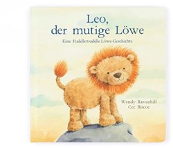 Jellycat Kinderbuch Leo das tapfere Löwenbuch kuschelig Geschenk