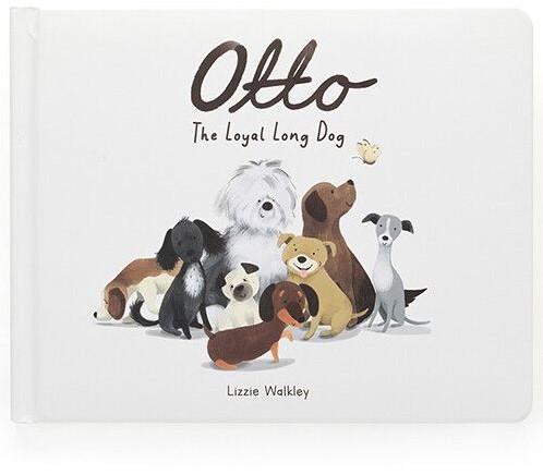 Jellycat Buch Otto Klein, Aber Oho! (Otto der treue lange Hund)