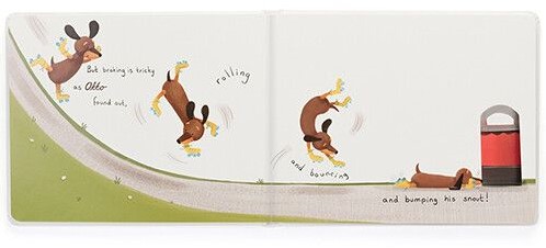 Jellycat Buch Otto Klein, Aber Oho! (Otto der treue lange Hund)-3