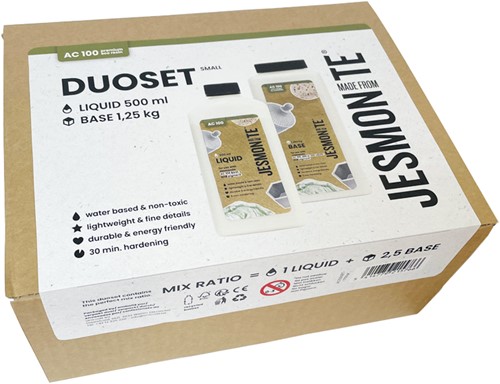 Jesmonite Jesmonite AC100 Box Duoset 500 ml Flüssigkeit und 1250 g Basis