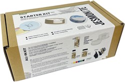 Jesmonite kreative Untersetzer Kit AC100 mit Halter und Pigmenten