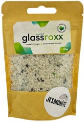 Jesmonite GlassRoxx Glasgranulat cremeweiß 150g nachhaltig kreativ