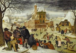 D-Toys Kunst-Puzzle Brueghel Winter - 1000 Teile Puzzle