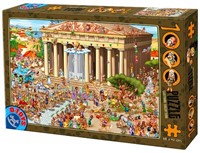 D-Toys Cartoon Collection: Akropolis, Griechenland - 1000 Teile-2