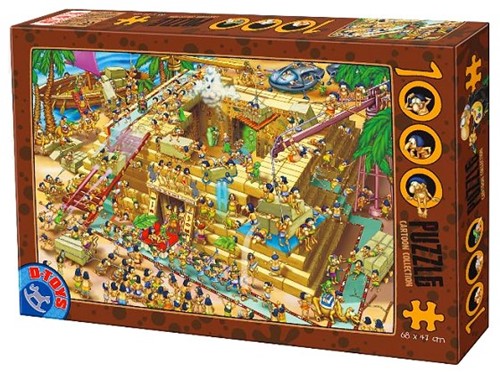 D-Toys Cartoon Collection: Pyramiden in Ägypten - 1000 Teile-2