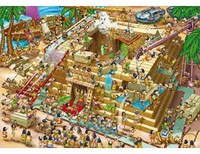 D-Toys Cartoon Collection: Pyramiden in Ägypten - 1000 Teile