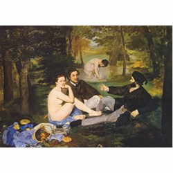 D-Toys Puzzle - Impressionismus Manet Frühstück im Grünen 1000 Teile