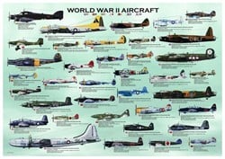 Eurographics Puzzle World War II Aircraft - 1000 Teile