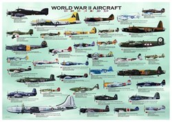 Eurographics Puzzle World War II Aircraft - 1000 Teile