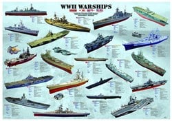 Eurographics puzzle Kriegsschiffe des 2. Weltkrieges - 1000 Teile