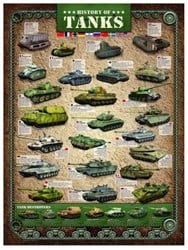 Eurographics puzzle Geschichte der Panzer - 1000 Teile