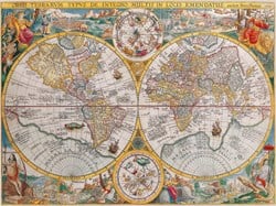 Ravensburger Weltkarte 1594