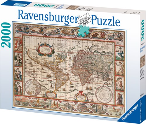 Ravensburger Antike Weltkarte - 2000 Teile-2