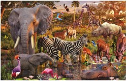 Ravensburger Puzzle Afrikanische Tierwelt - 3000 Teile Tiere