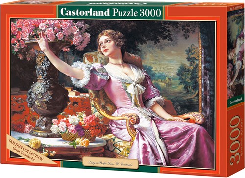 Castorland Puzzle Czachorski - Dame im Purpurkleid - 3000 Teile-2