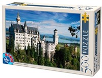 D-Toys Deutschland: Schloss Neuschwanstein - 500 Teile-2