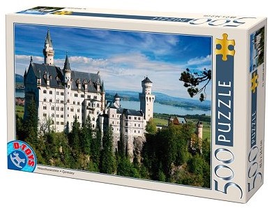 D-Toys Deutschland: Schloss Neuschwanstein - 500 Teile-2
