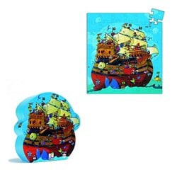 Djeco Puzzle Barbarossas Schiff - 54 Teile - Bootförmige Box