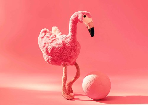 Steiff Plüsch Flamingo Jill, rosa - 30 cm Kuscheltier für Kinder-3