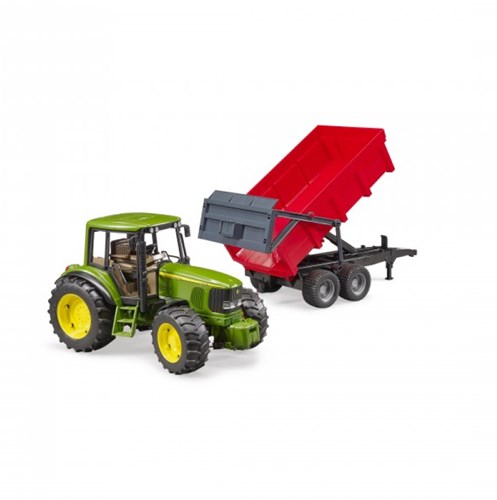 Bruder John Deere 6920 Traktor Spielzeug mit Kippanhänger-3